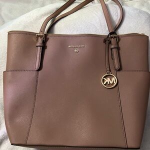Mauve Micheal Kors Tote
